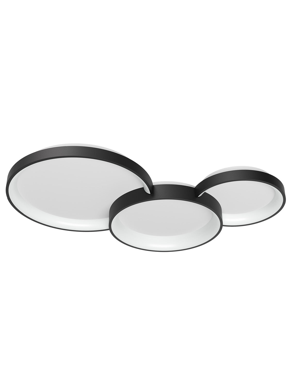 Плафон LED COMBI 72W CCT черен