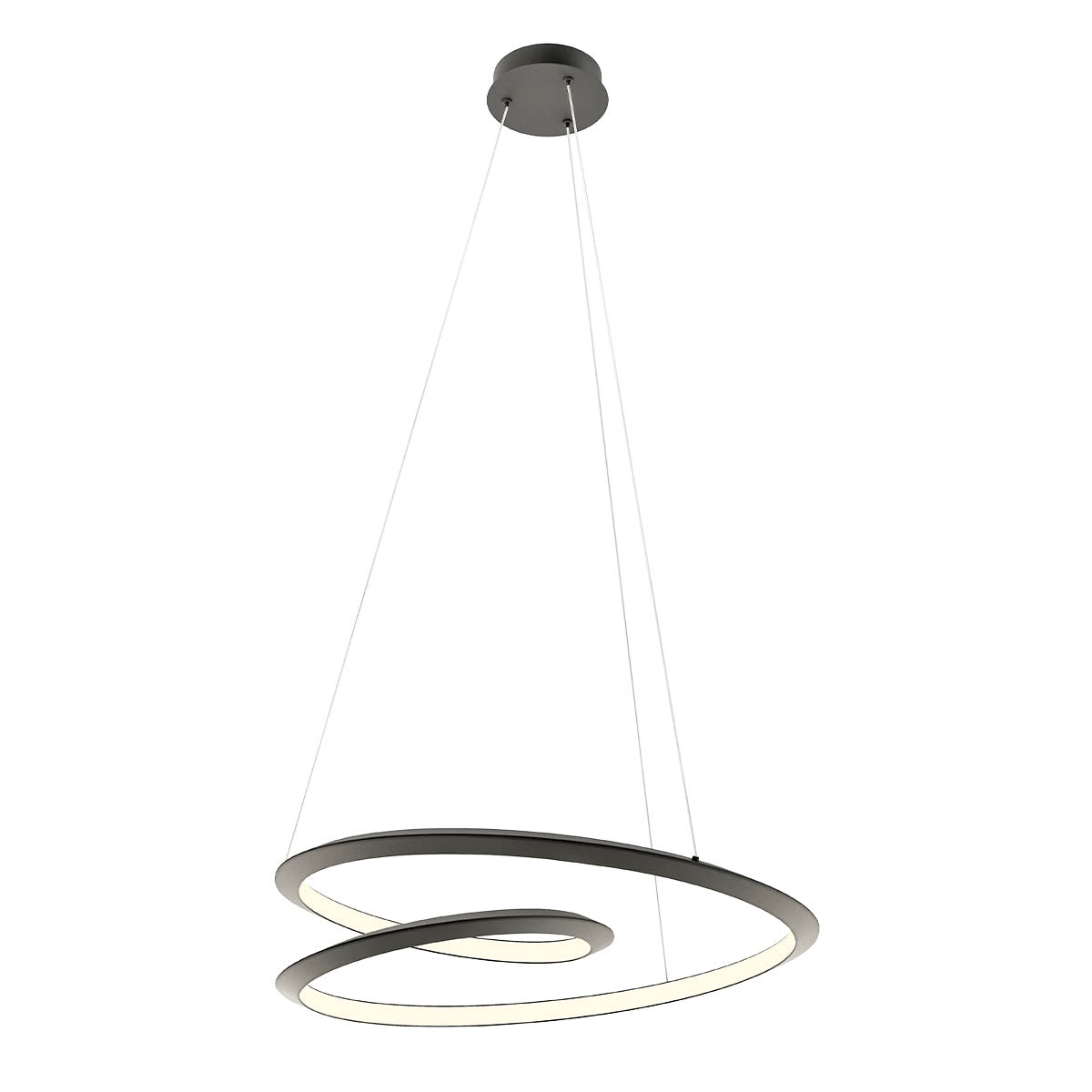 Висящо LED осветително тяло STORM 60W CCT BK