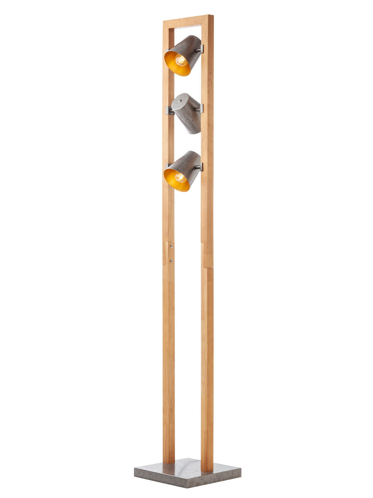Лампа OAKER 3X28W античен сребрист