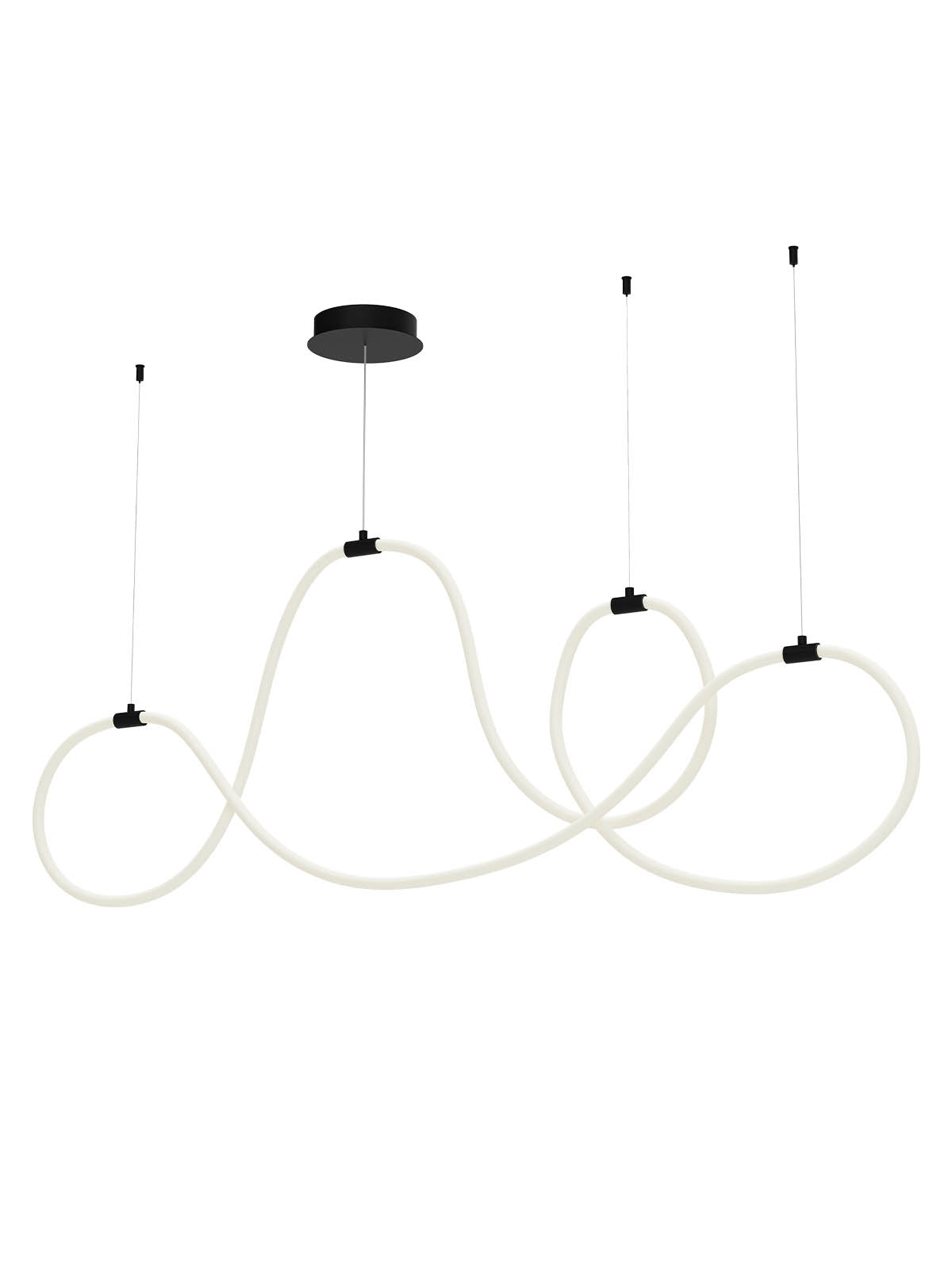 Висящо LED HENK 80W 3000K черен