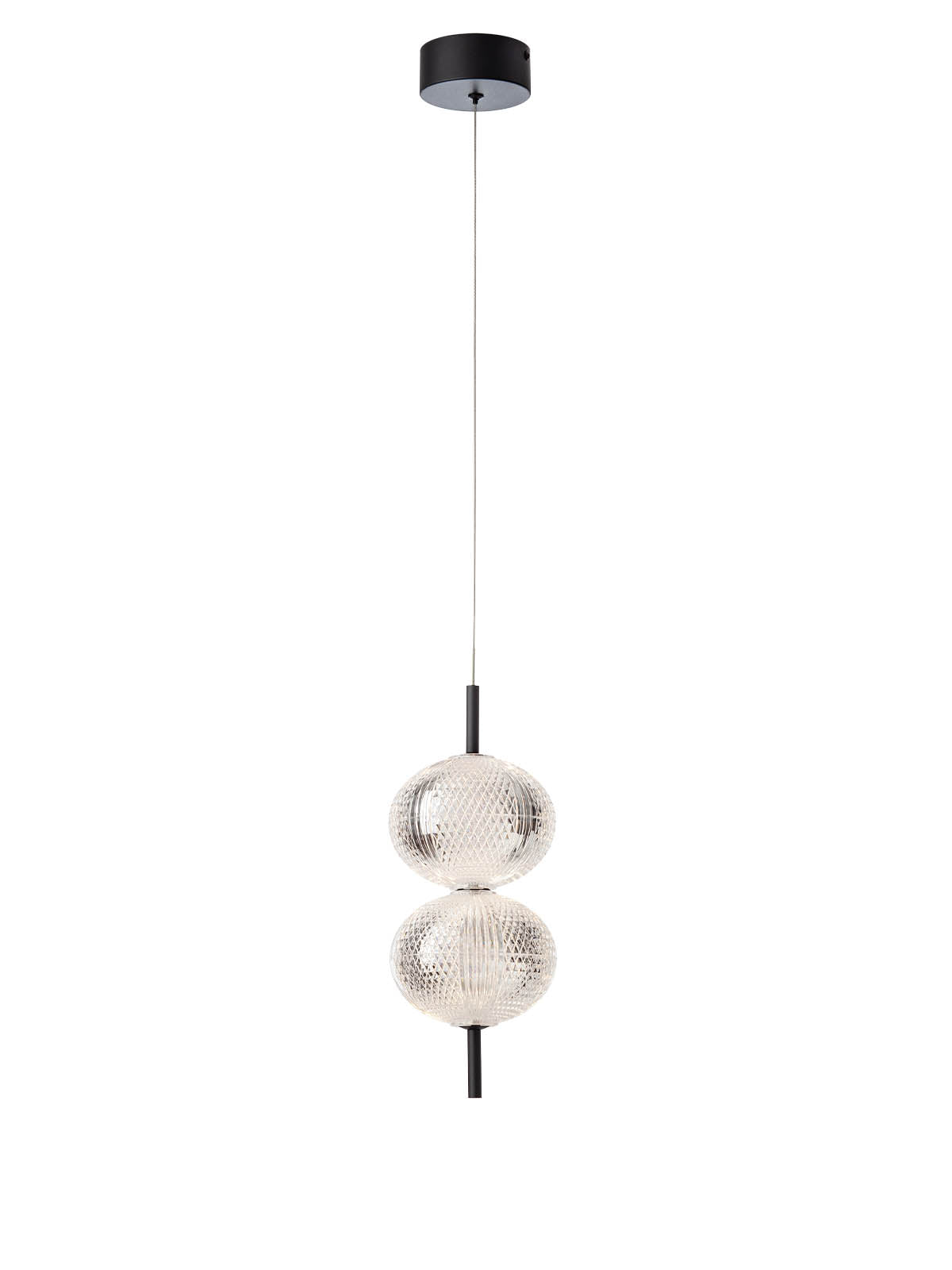 Висящо LED осветително тяло VENTURA 2X12W 3000K черен