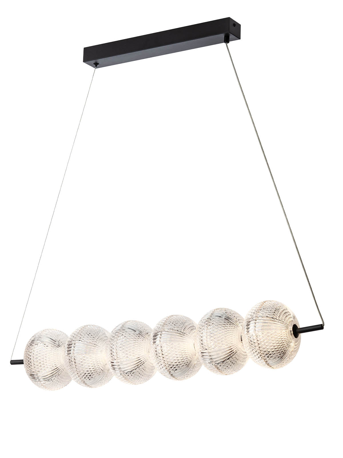 Висящо LED осветително тяло VENTURA 6X36W 3000K черен