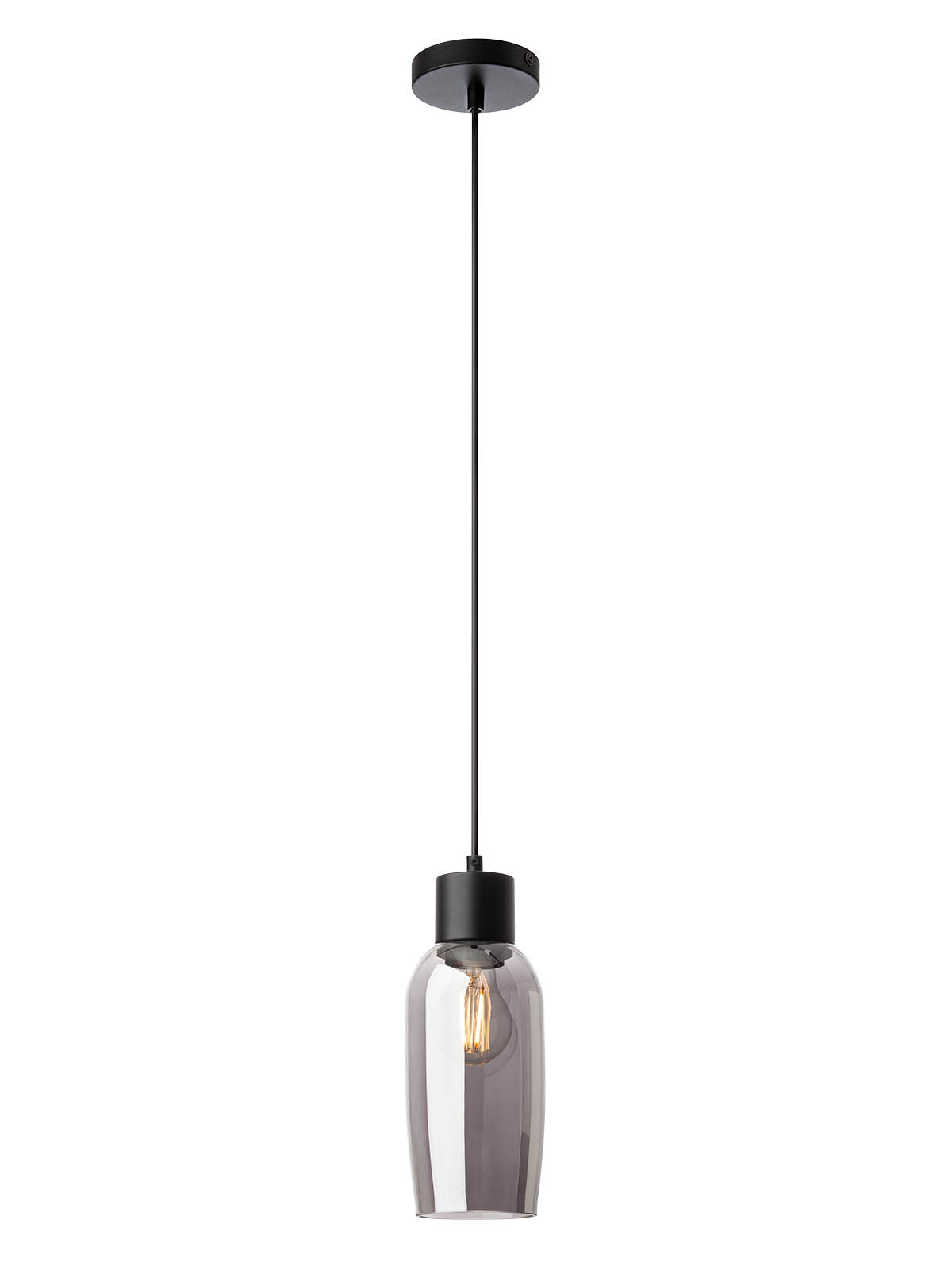 Висящо осветително тяло ATLANTIS 1*42W E27 D110 черен
