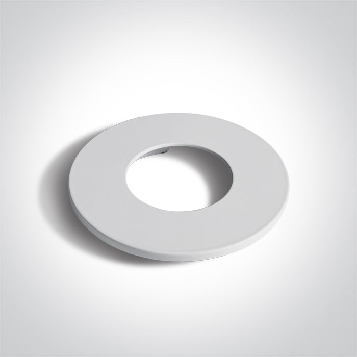 Бял ROUND Фиксиран RING за 10106PF