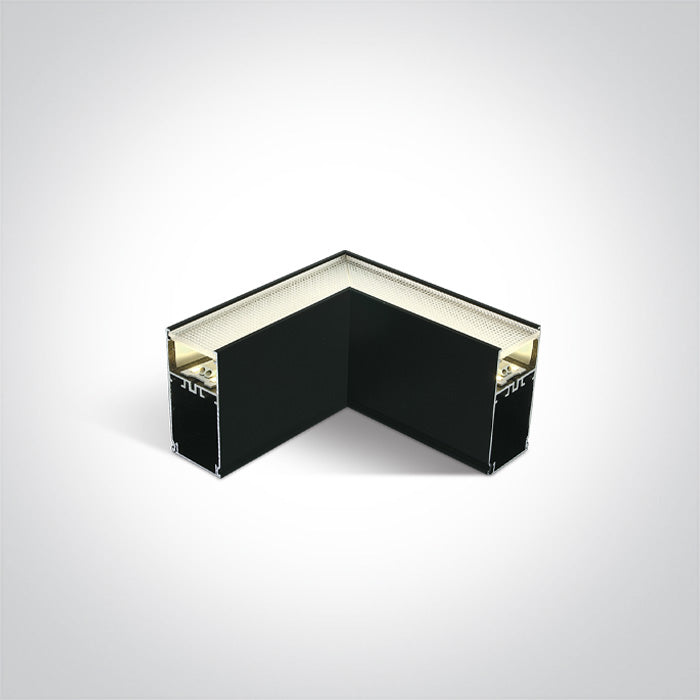 Черен UGR19 LED CORNER 8W CW (студено бяло) за 38150A 38151A 230V