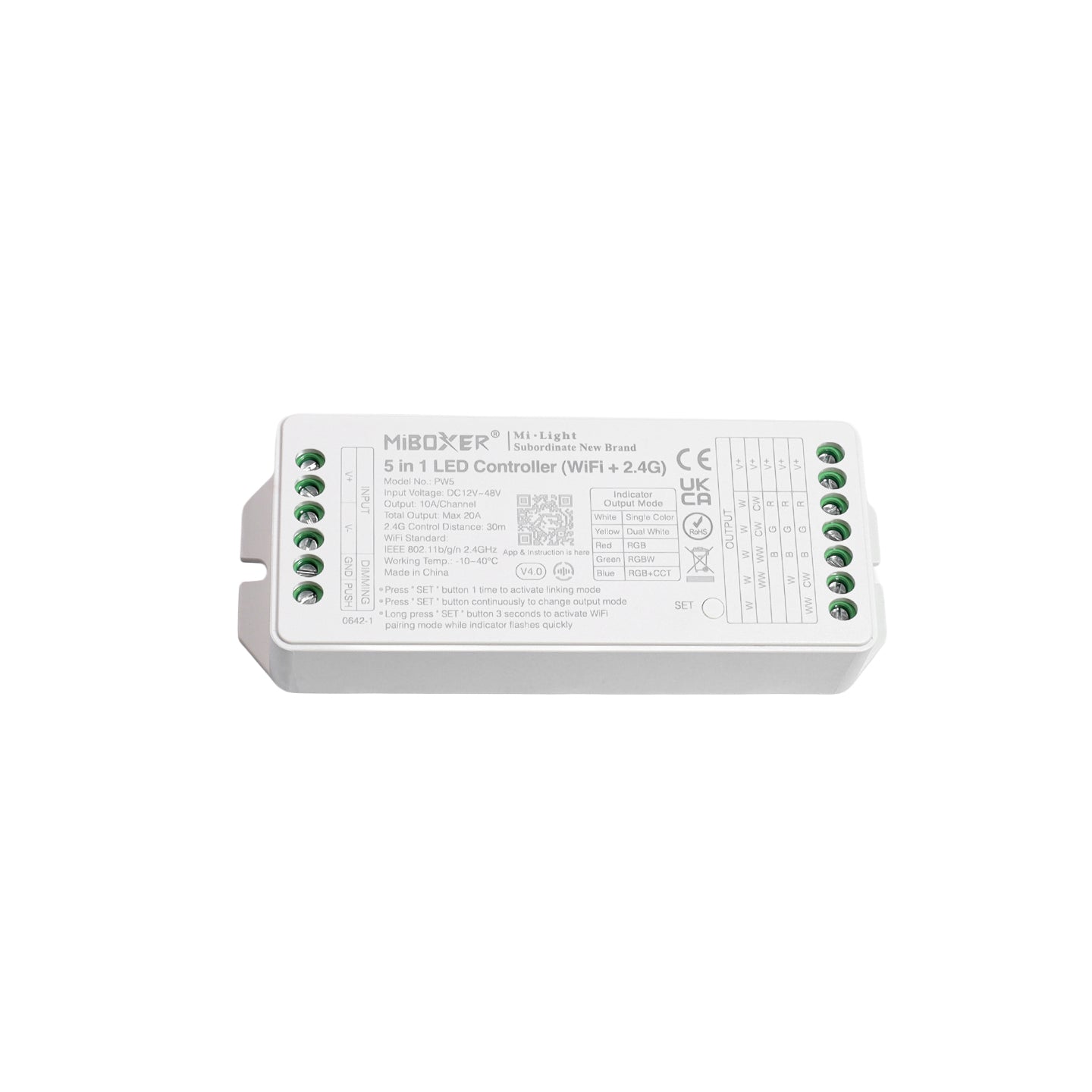 Смарт LED контролер PW5 5 в 1, 12–48V