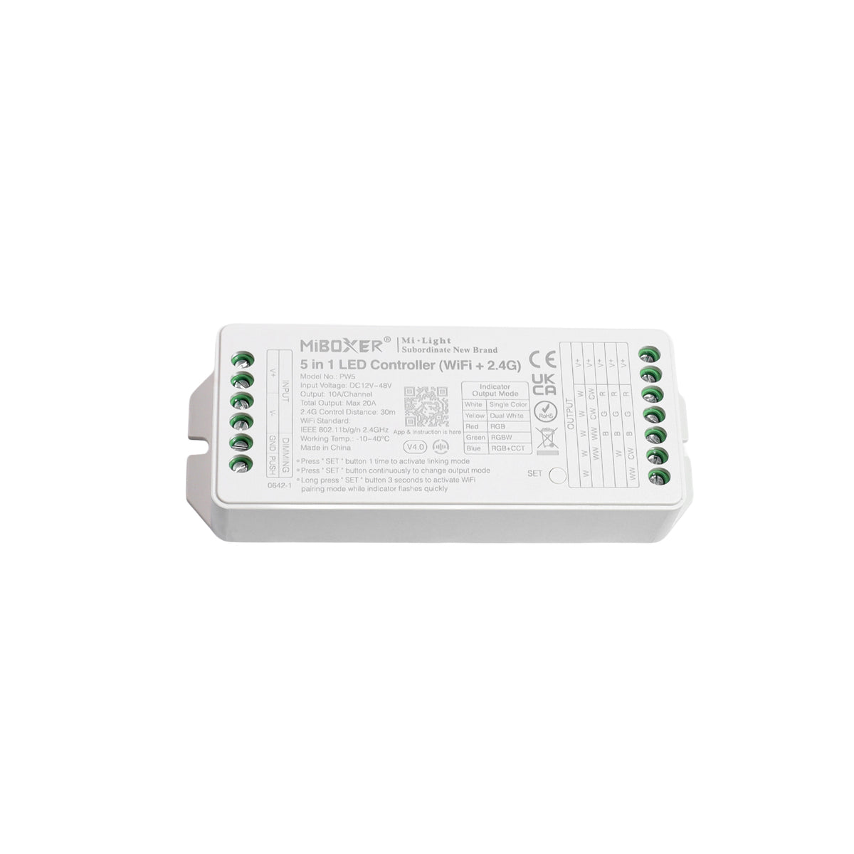 Смарт LED контролер PW5 5 в 1, 12–48V