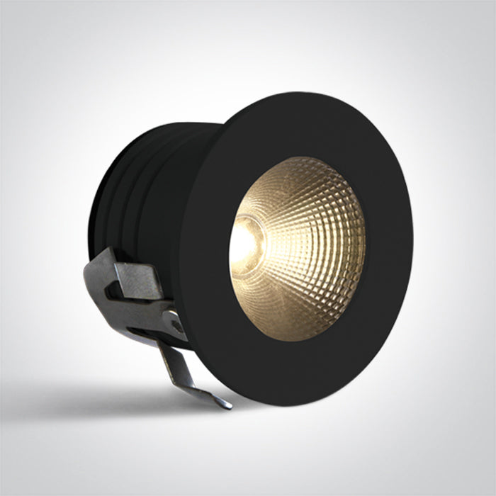 Черен COB 3W CCT (регулируем цвят на светлината) 350mA IP20