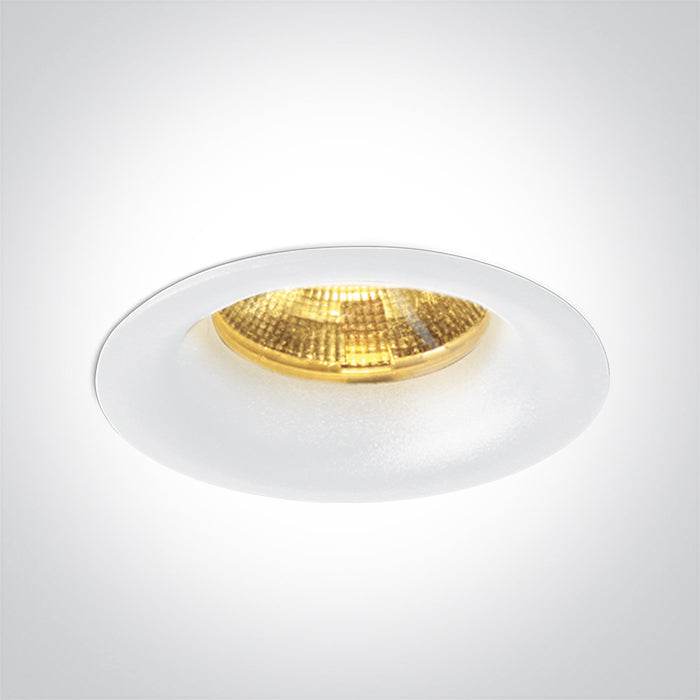 Бял COB 3W WW (топло бяло) 350mA Dark-Light (задълбочен оптичен конус)