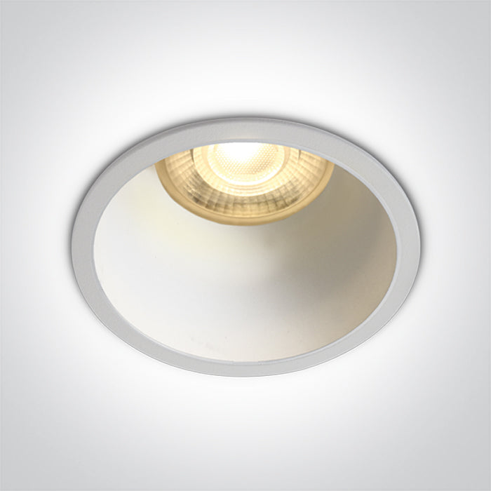Бял GU10 10W Бял REFLECTOR Dark-Light (задълбочен оптичен конус)