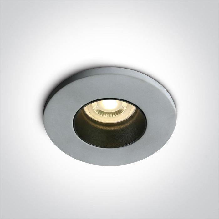 CEMENT GU10 10W Черен REFLECTOR Dark-Light (задълбочен оптичен конус)