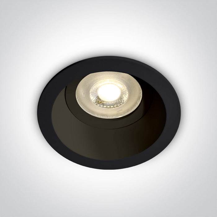 Черен 10W GU10 Dark-Light (задълбочен оптичен конус)