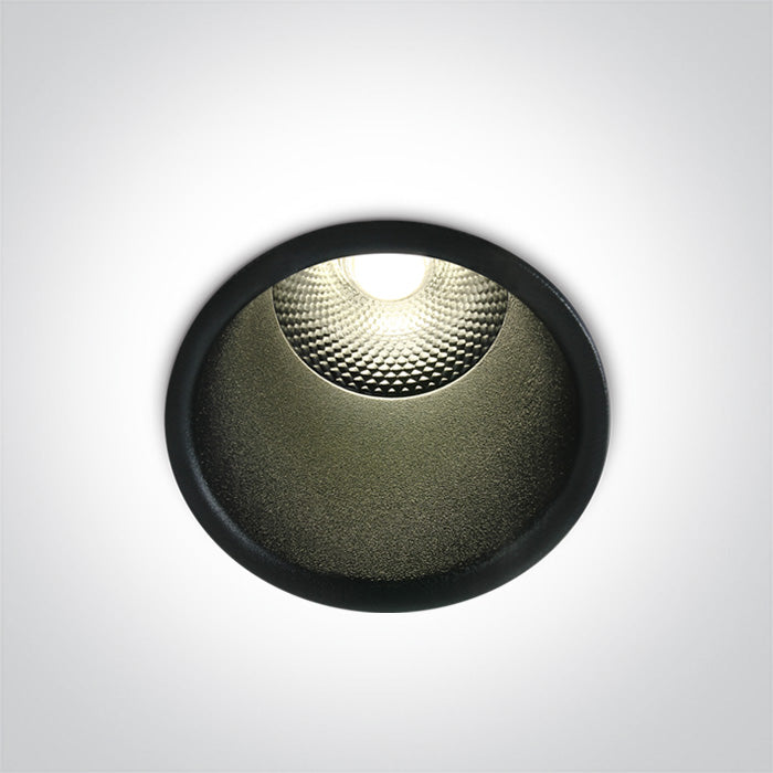 Черен LED 5W WW (топло бяло) 24° IP20 230V Dark-Light (задълбочен оптичен конус)
