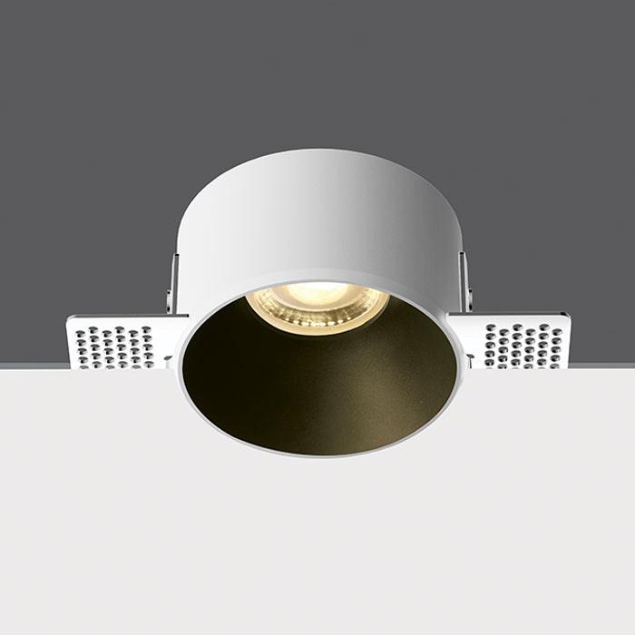 Бял GU10 10W Безрамков Dark-Light (задълбочен оптичен конус) WITHOUT REFLECTOR