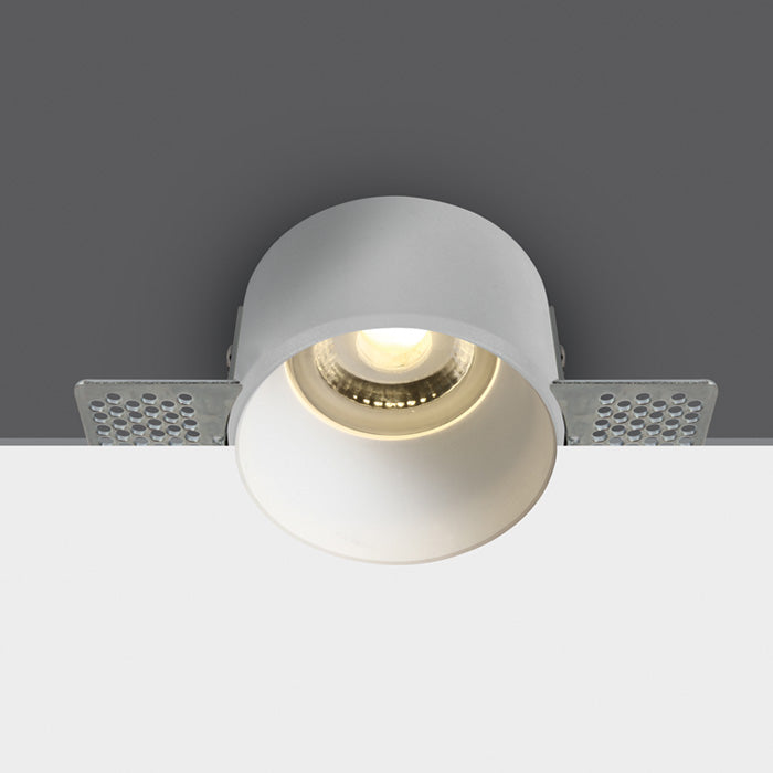 Бял Безрамков GU10 10W Dark-Light (задълбочен оптичен конус)