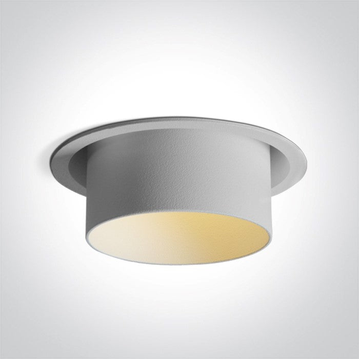 Бял GU10 10W Dark-Light (задълбочен оптичен конус)