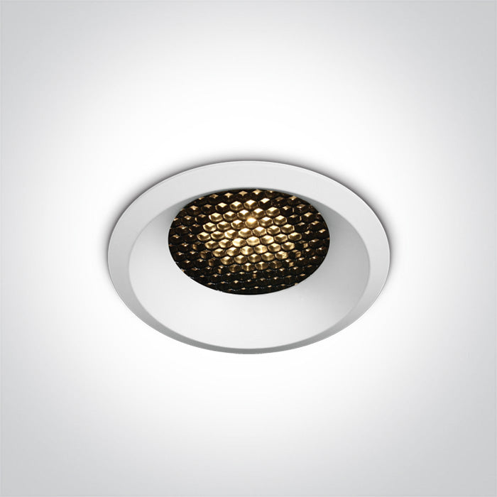 Бял 6,5W CCT (регулируем цвят на светлината) 700mA Dark-Light (задълбочен оптичен конус) HONEYCOMB