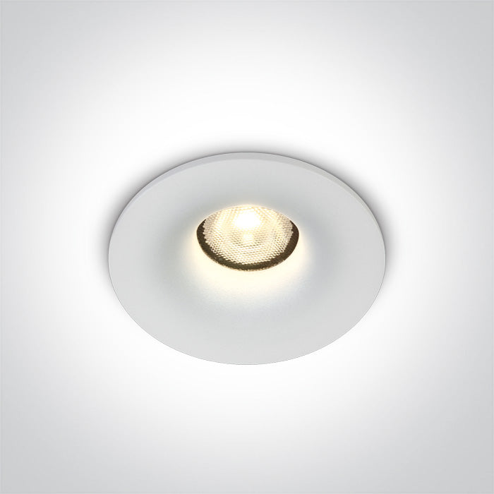 Бял LED 6,5W WW (топло бяло) IP65 700mA Dark-Light (задълбочен оптичен конус)