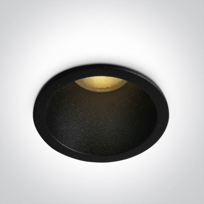 Черен 7W CCT (регулируем цвят на светлината) 230V IP20 Dark-Light (задълбочен оптичен конус)