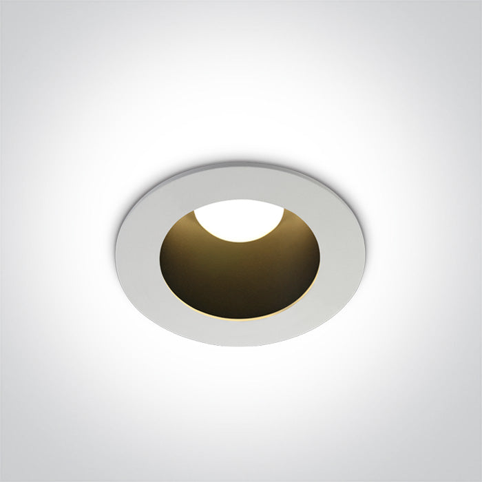 Бял 8W WW (топло бяло) IP20 230V Dark-Light (задълбочен оптичен конус) Черен REFLECTOR