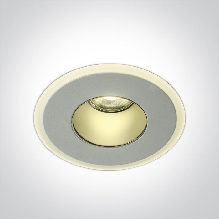 Бял 8W WW (топло бяло) IP40 230V Dark-Light (задълбочен оптичен конус)