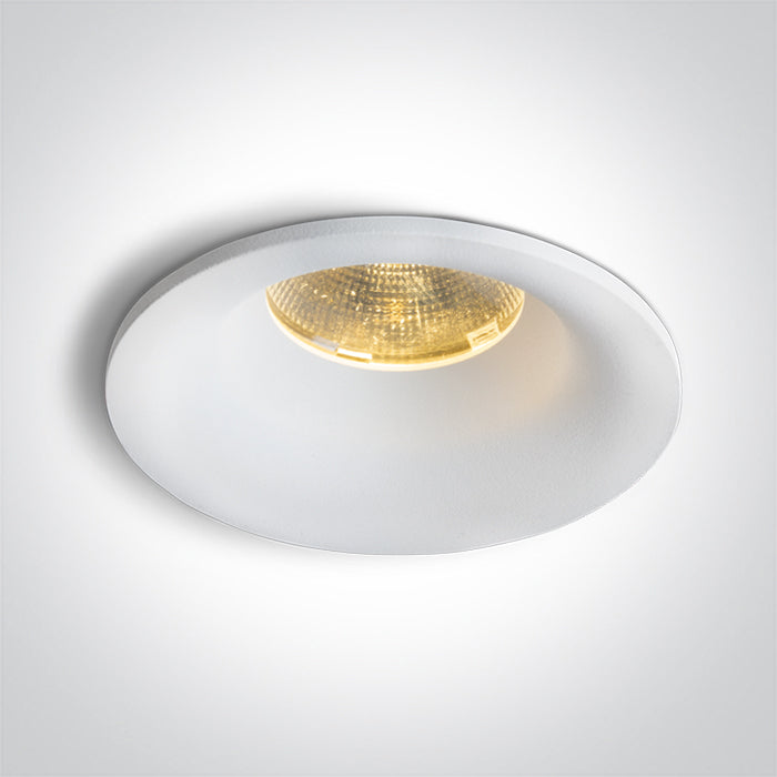 Бял COB 12W CCT (регулируем цвят на светлината) IP65 700mA Dark-Light (задълбочен оптичен конус)