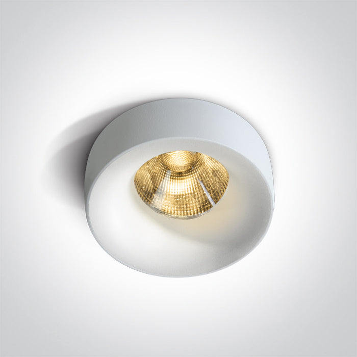 Бял COB 12W WW (топло бяло) 700mA Dark-Light (задълбочен оптичен конус) IP65
