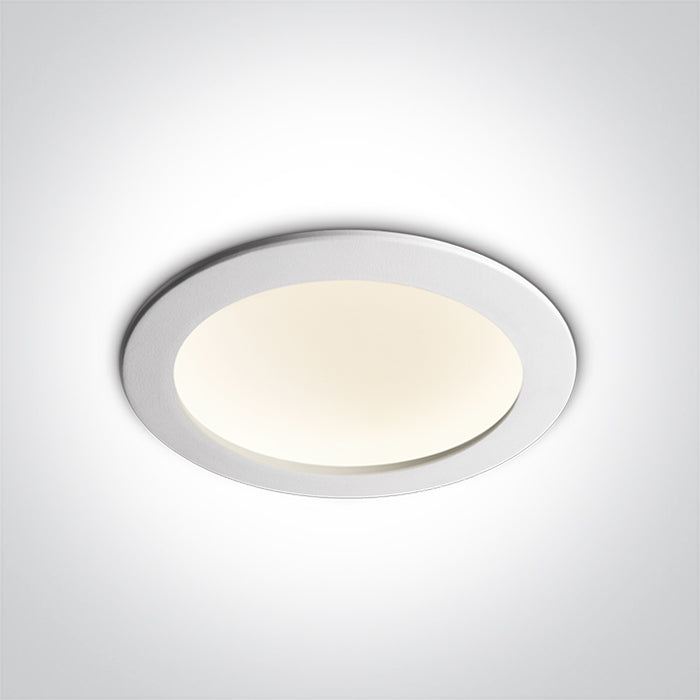 Бял Dark-Light (задълбочен оптичен конус) LED 16W CW (студено бяло) IP20 230V