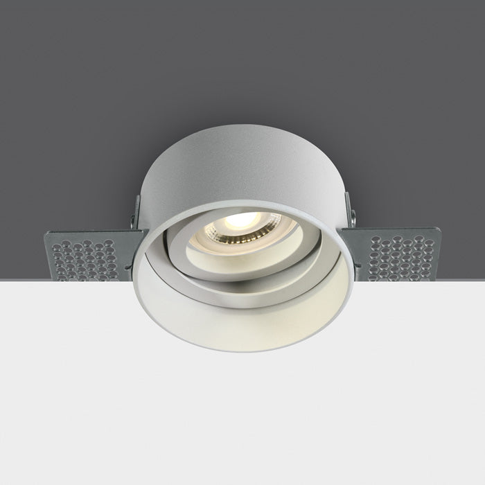 Бял GU10 10W Безрамков Dark-Light (задълбочен оптичен конус) Регулируем