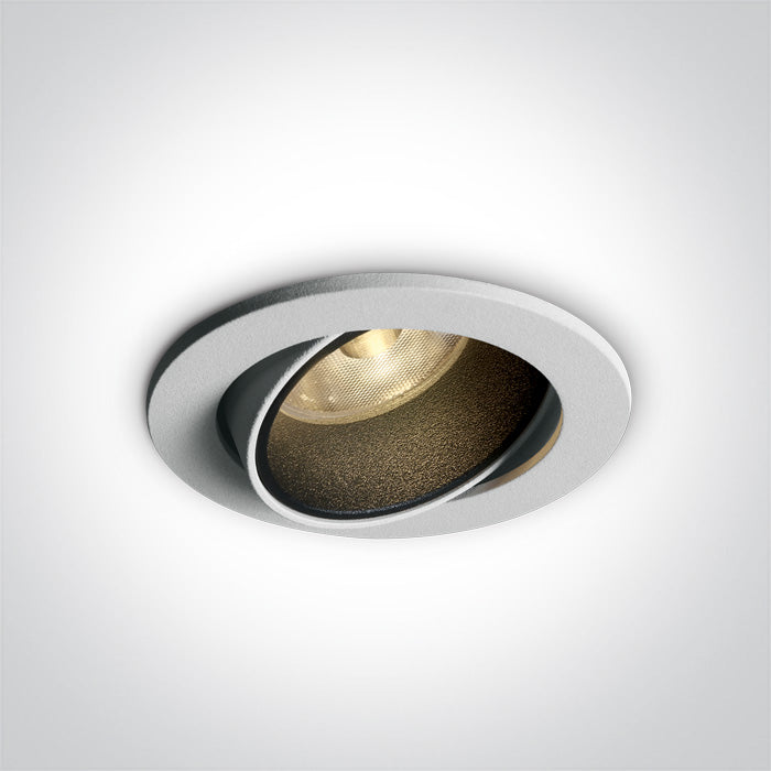 Бял 6,5W WW (топло бяло) 700mA Регулируем Dark-Light (задълбочен оптичен конус)