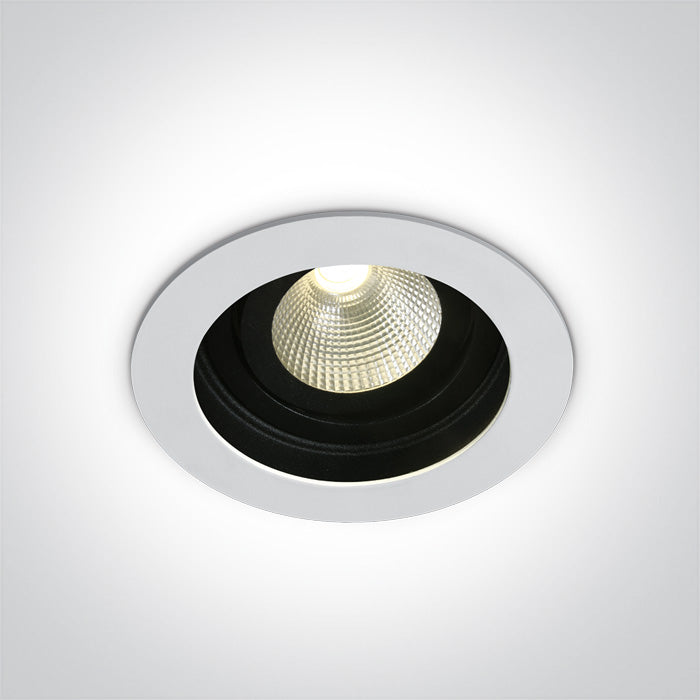Бял LED 12W WW (топло бяло) IP44 700mA 40° Регулируем SEMI Dark-Light (задълбочен оптичен конус)