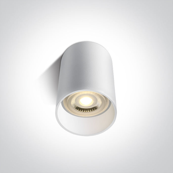 Бял CYLINDER GU10 10W
