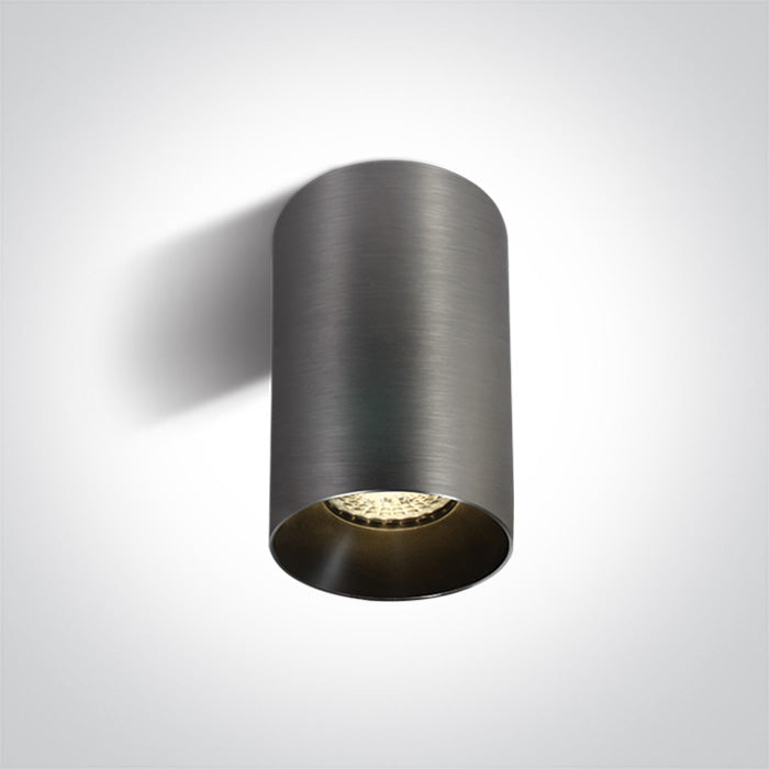 METAL Сив GU10 10w Dark-Light (задълбочен оптичен конус)