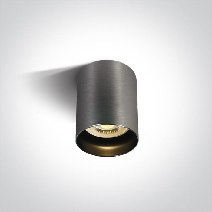METAL Сив GU10 10W Dark-Light (задълбочен оптичен конус)