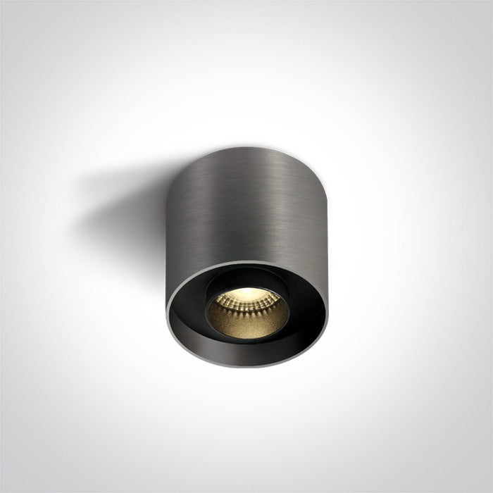 METAL Сив 8W WW (топло бяло) IP20 230V Dark-Light (задълбочен оптичен конус)