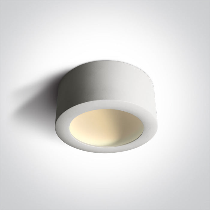 Бял CYLINDER LED 16W WW (топло бяло) 230V Dark-Light (задълбочен оптичен конус)
