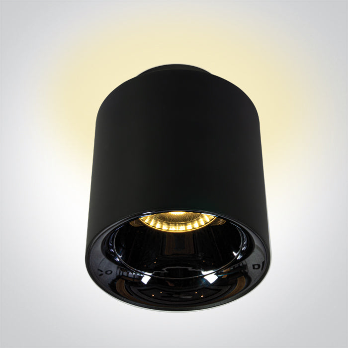 Черен 18W+2W WW (топло бяло) IP20 60° 230V Dark-Light (задълбочен оптичен конус)