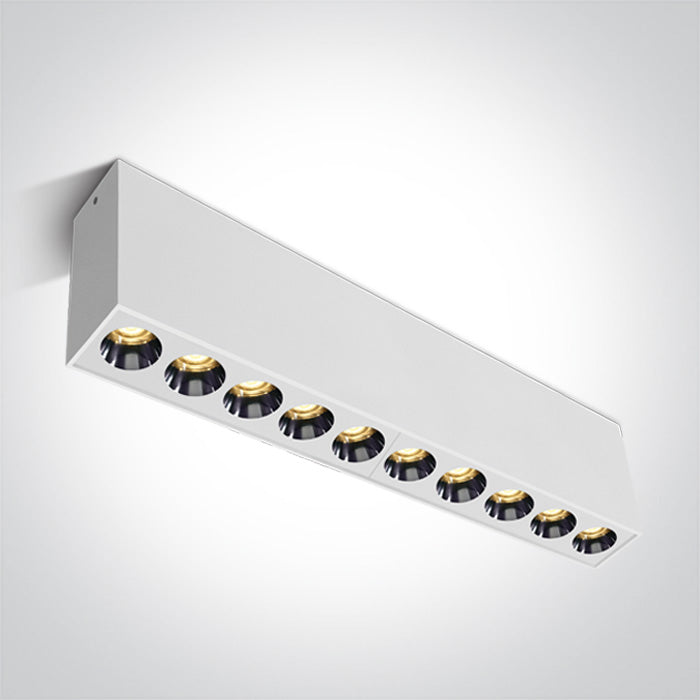 Бял LED 24W WW (топло бяло) IP20 38° 230V Dark-Light (задълбочен оптичен конус)