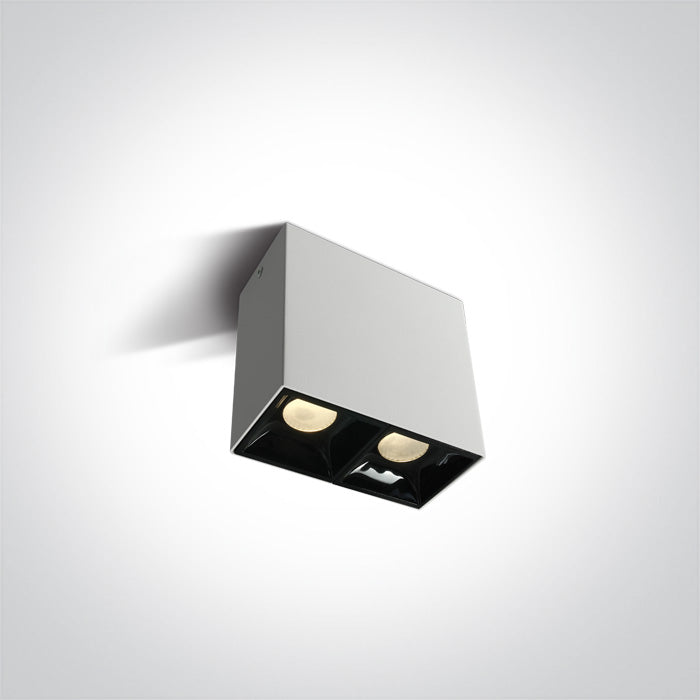 Бял 2x7W WW (топло бяло) IP20 100-240V