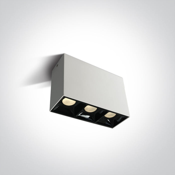 Бял 3x7W WW (топло бяло) IP20 100-240V