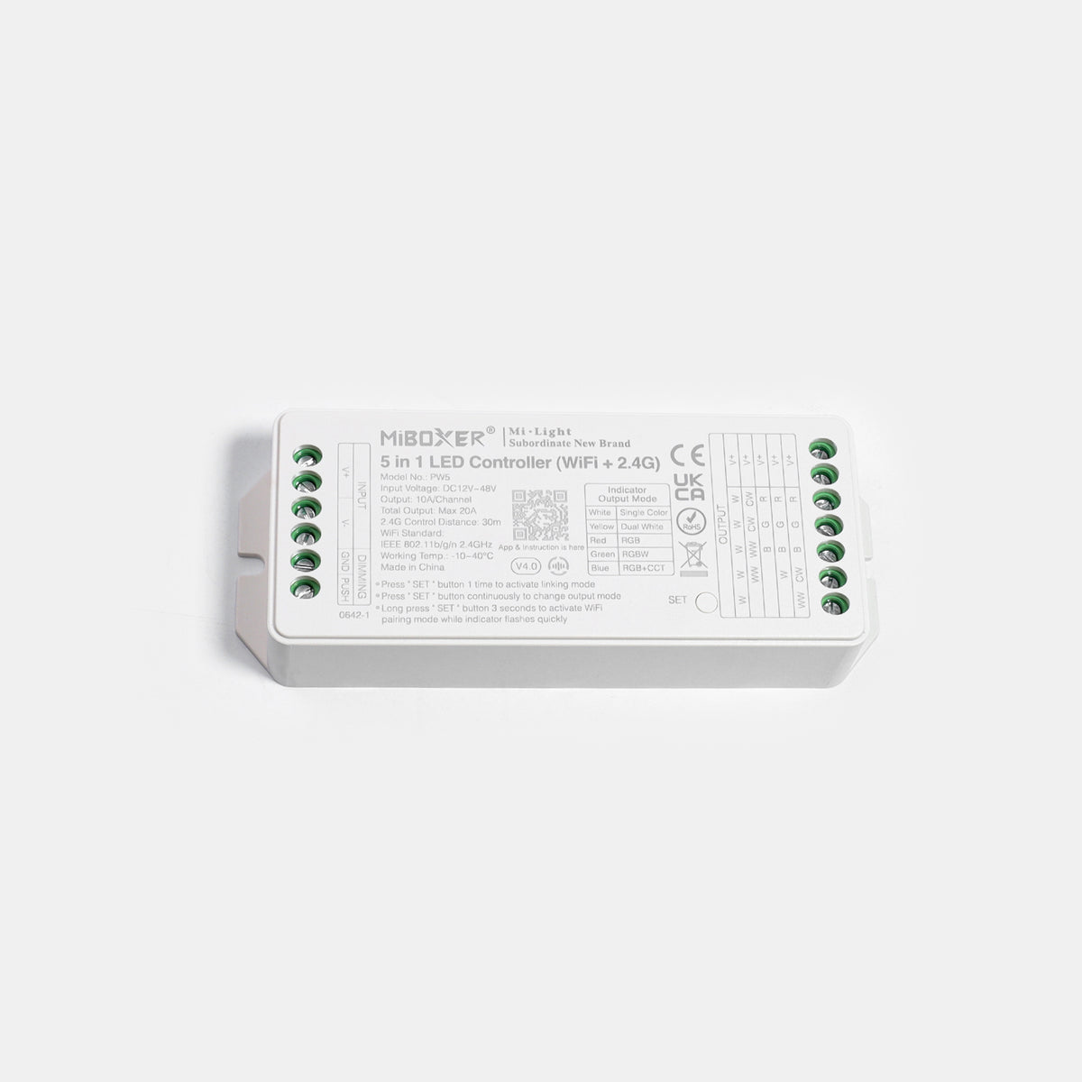 Смарт LED контролер PW5 5 в 1, 12–48V - alternate view