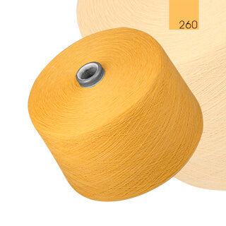 Colored cotton yarn blends.