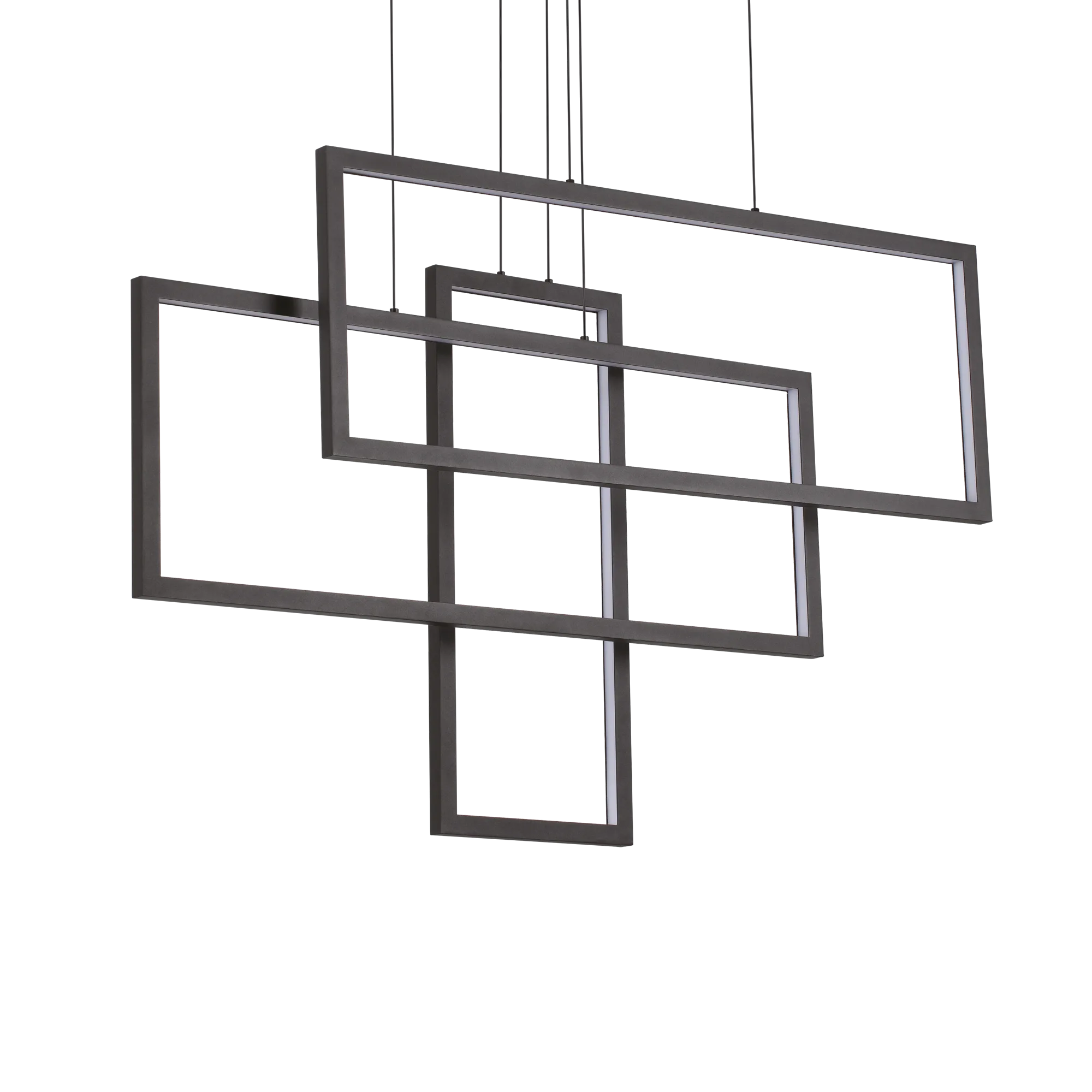 FRAME SP RETTANGOLO NERO 3000K