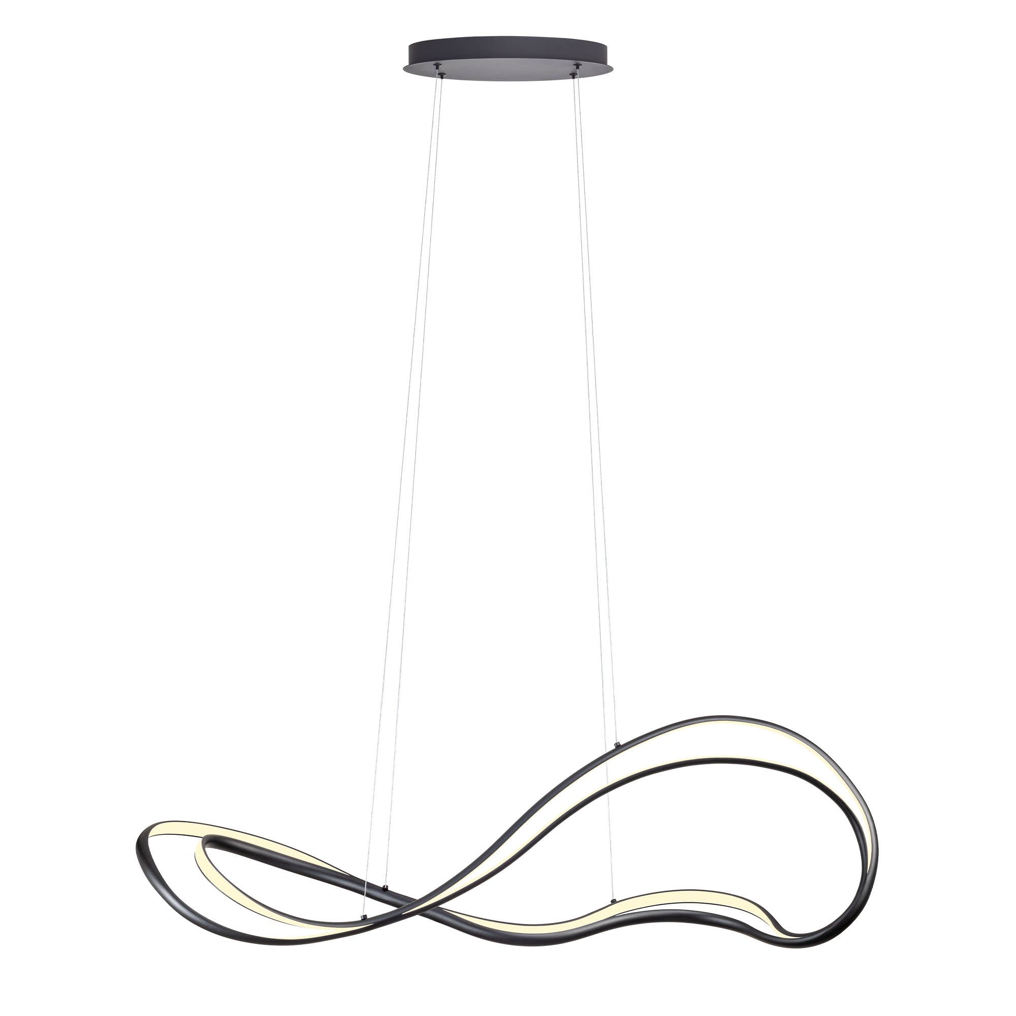 Висящо LED осветително тяло TEMPEST 58W SBK 3000K