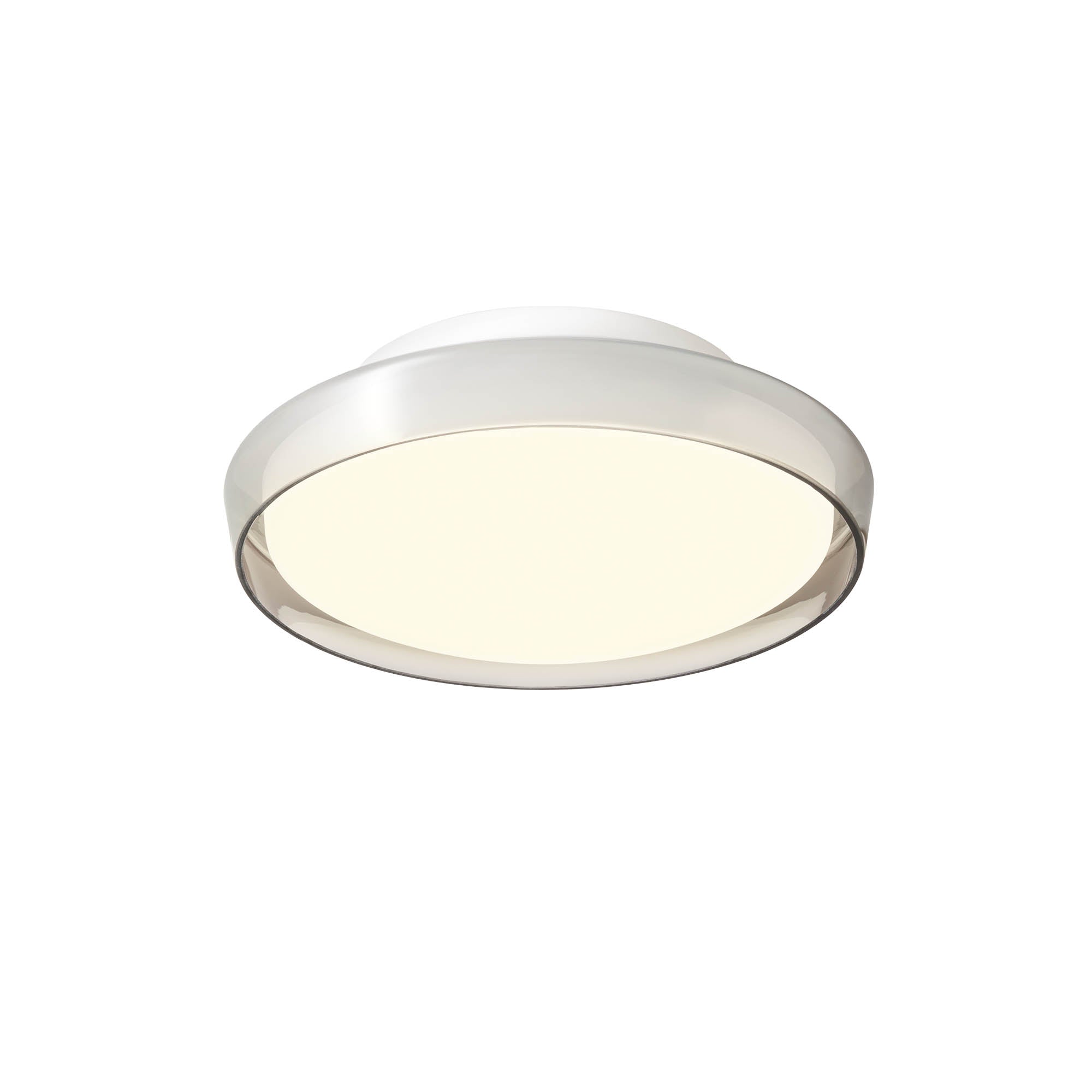 Плафон LED ARCA 12W 3000/4000K бял/димчато черен