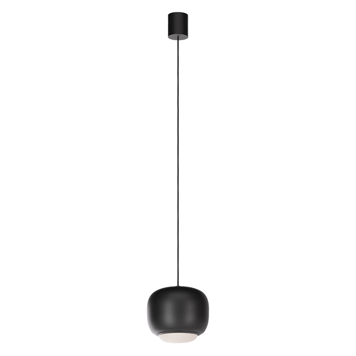 DUBBO 12W H201 matt black pendant light