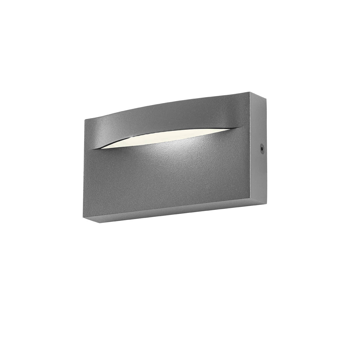 Стенен LED аплик POLIFEMO SMD 8W IP65 тъмно сив 2700K