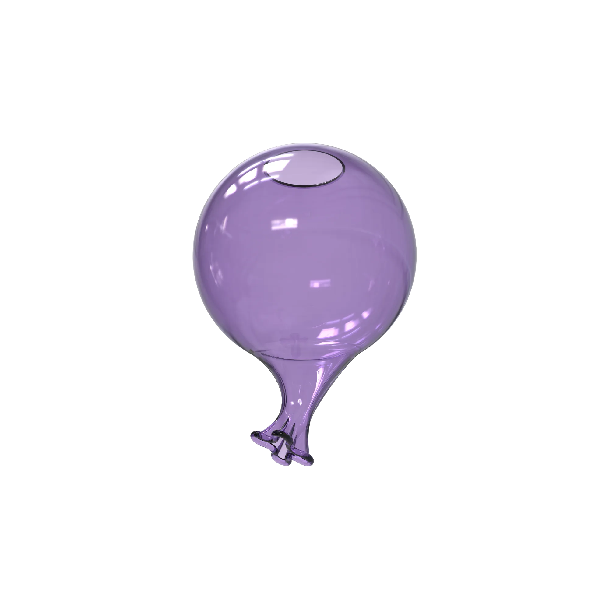 CLOWN VETRO VIOLA