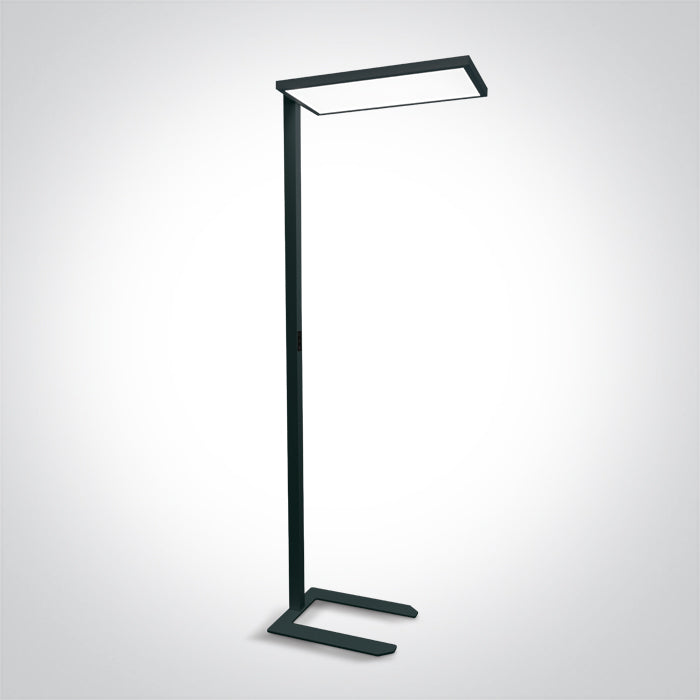 Черен 60W CW (студено бяло) FLOOR STAND UGR17 С димиране 230V