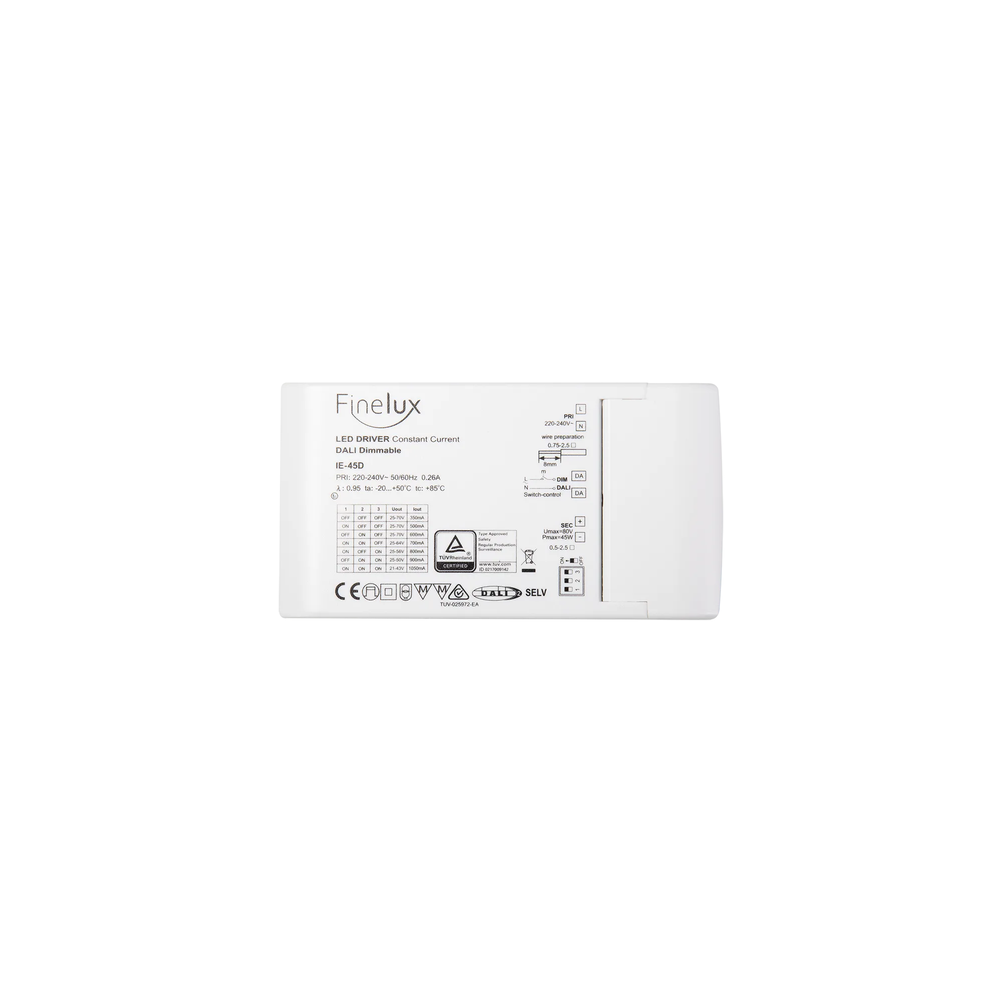 NOVA ALIMENTATORE DALI/PUSH 20W 500mA